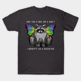 I Identify As A Disaster T-Shirt